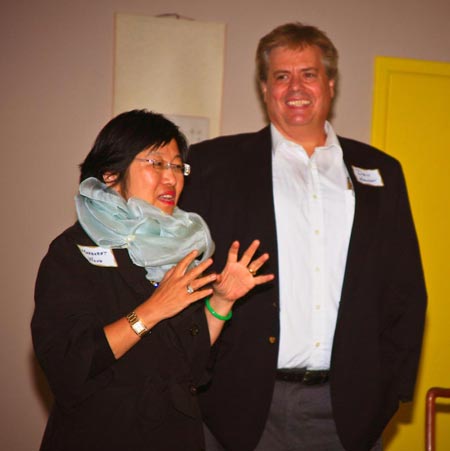 Margaret Wong and Dan Hanson