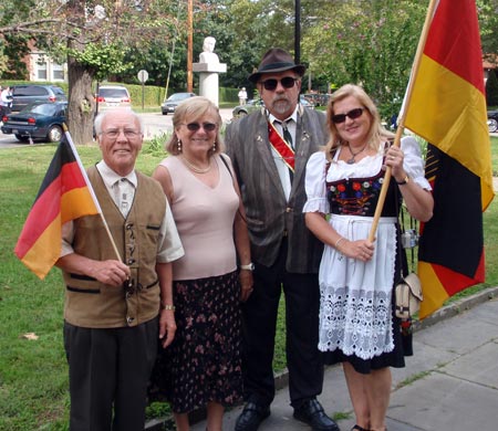 German marchers at One World Day 2009 in Cleveland Cultural Gardens - photos by Dan and/or Debbie Hanson