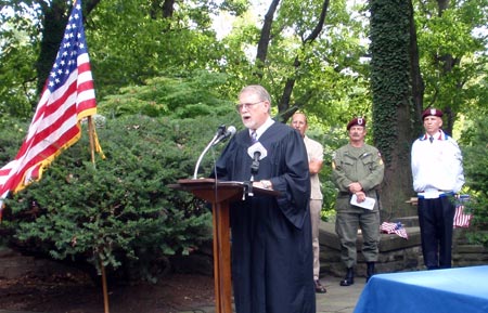 Judge David Perelman at One World Day 2009