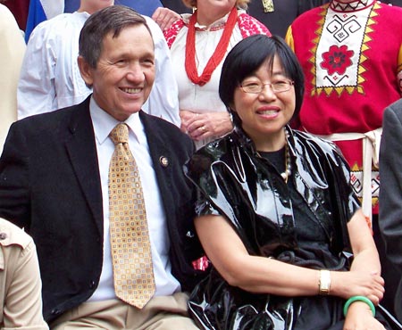 Congressman Dennis Kucinich and Margaret Wong