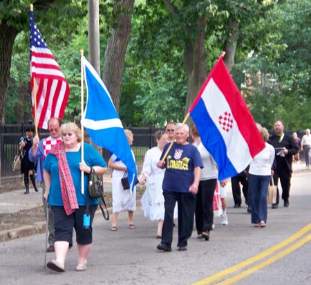 Scottish and Croatian - One World Day 2009 in Cleveland Cultural Gardens - photos by Dan and/or Debbie Hanson