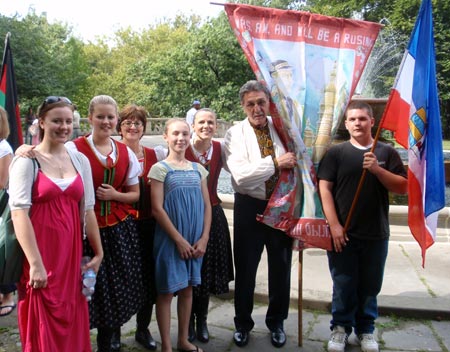 Rusyn marchers - One World Day 2009 in Cleveland Cultural Gardens - photos by Dan and/or Debbie Hanson