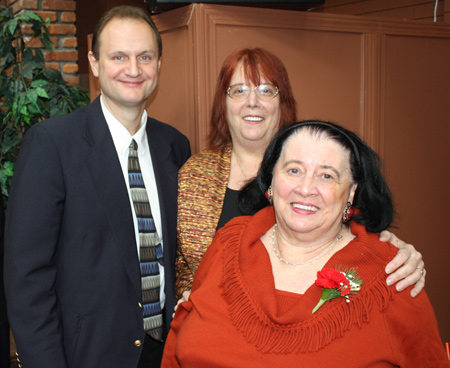 Gary Kotlarsic with Debbie and Pat Hanson