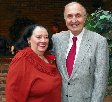 Pat Hanson with Judge Ron Suster