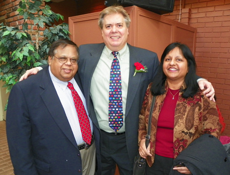 Joe Thomas, Dan Hanson and Radhika Reddy