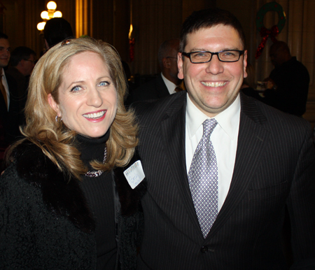 Becky Gaylord and Councilman Joe Cimperman