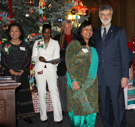 Radhika Reddy and Mayor Jackson