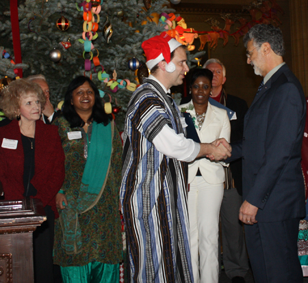 Richard Herman and Mayor Jackson