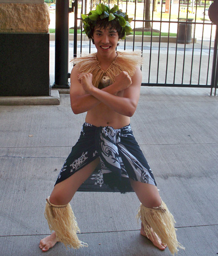 Polynesian dancer