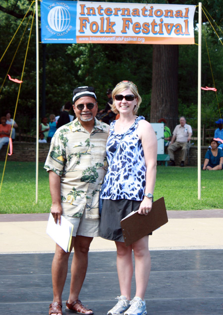 Asim Datta with fellow ISC board member Christina Terrell