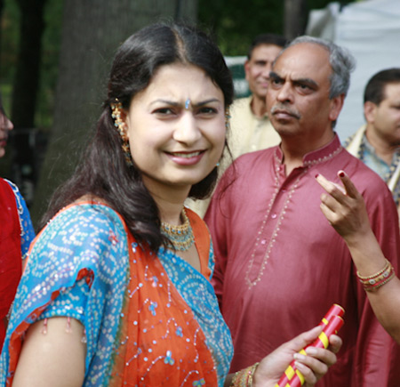 Indian woman at 2010 International Folk Festival