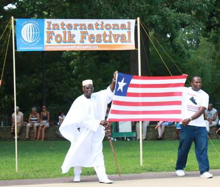 Liberian performers at the International Folk Festival in Cleveland Ohio