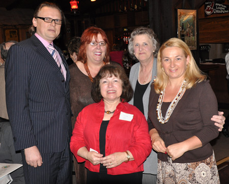 Consul and Mrs Zmauc, Debbie Hanson, Ivana Yuko and Frances Cobberly