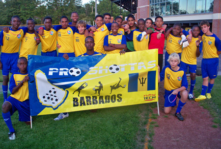 Young athletes from Barbados at the 5th Annual Continental Cup in Cleveland Ohio