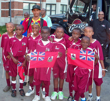 Young athletes from Bermuda at the 5th Annual Continental Cup in Cleveland Ohio