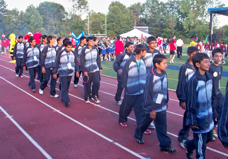 Young athletes from India at the 5th Annual Continental Cup in Cleveland Ohio