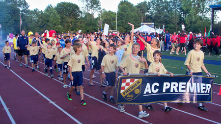 Young athletes from US at the 5th Annual Continental Cup in Cleveland Ohio