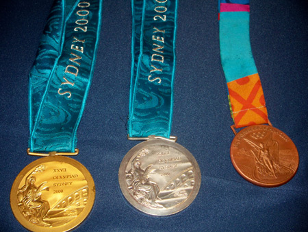 Diana Munz Sydney Olympic medals