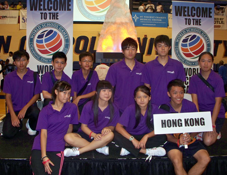 Student athletes from Hong Kong
