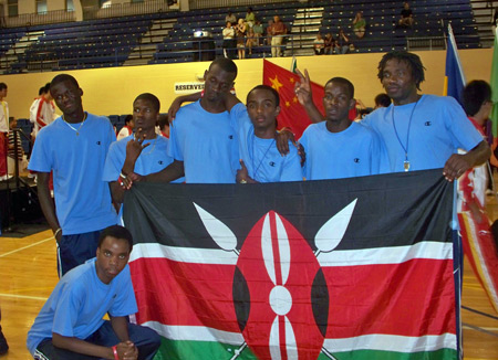 Student athletes from Kenya