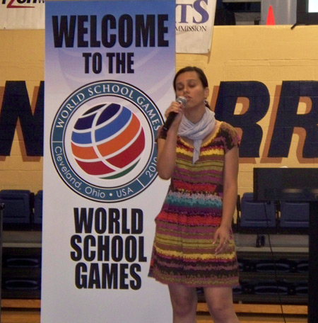 National Anthem at World Student Games