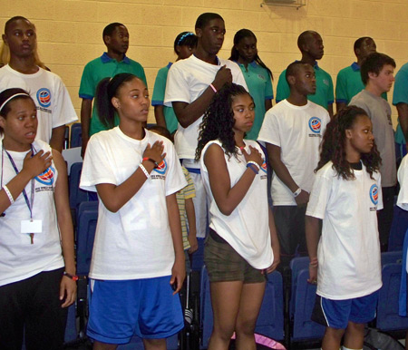 National Anthem at World Student Games