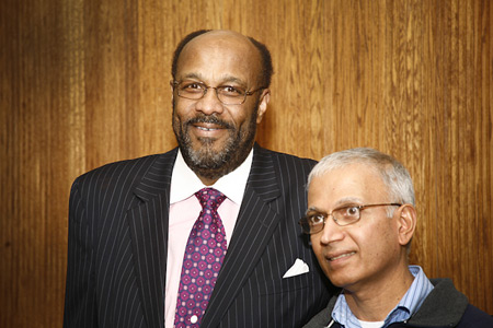 Rev Marvin McMickle and Raj Pillai