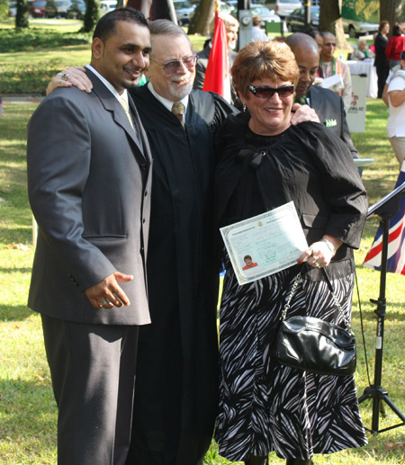 New citizens at One World Day in Cleveland Ohio