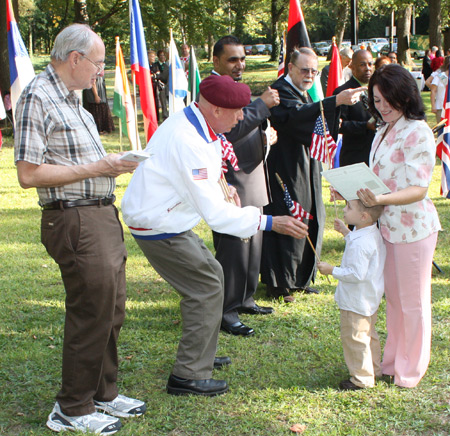 New citizens at One World Day in Cleveland Ohio