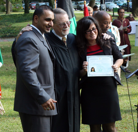 New citizens at One World Day in Cleveland Ohio
