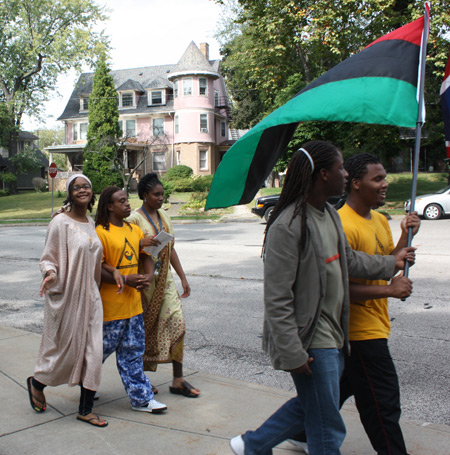 Parade of Flags at One World Day in Cleveland Cultural Gardens 2010