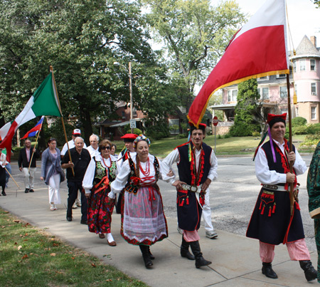 Parade of Flags at One World Day in Cleveland Cultural Gardens 2010