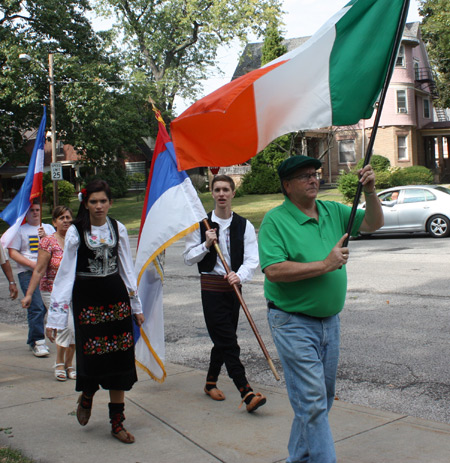 Parade of Flags at One World Day in Cleveland Cultural Gardens 2010