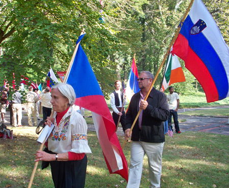 Parade of Flags at One World Day in Cleveland Cultural Gardens 2010