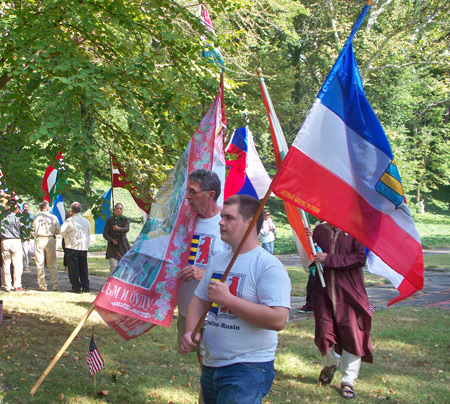 Parade of Flags at One World Day in Cleveland Cultural Gardens 2010