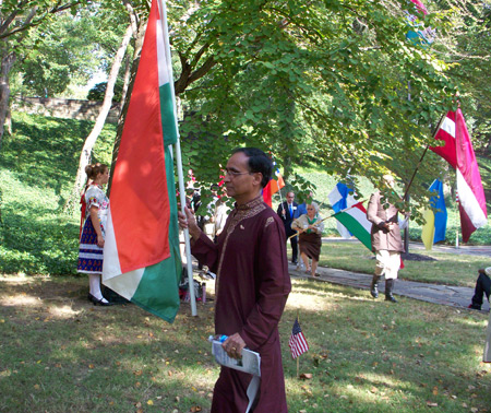 Parade of Flags at One World Day in Cleveland Cultural Gardens 2010