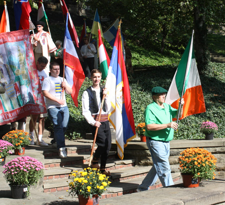 Parade of Flags at One World Day in Cleveland Cultural Gardens 2010