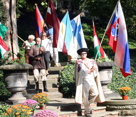 Parade of Flags at One World Day in Cleveland Cultural Gardens 2010