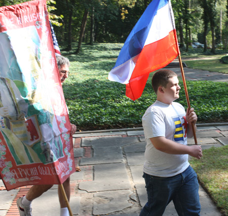 Parade of Flags at One World Day in Cleveland Cultural Gardens 2010