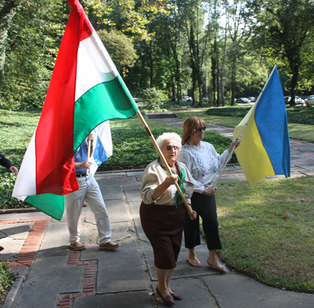 Parade of Flags at One World Day in Cleveland Cultural Gardens 2010