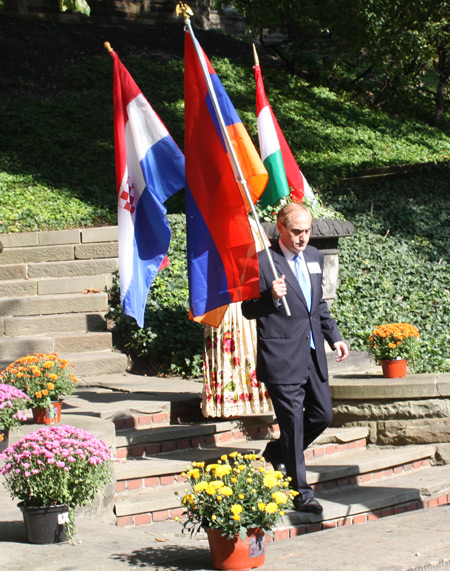 Parade of Flags at One World Day in Cleveland Cultural Gardens 2010