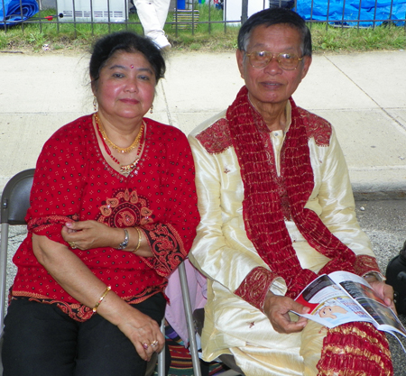 Asian couple enjoys the Festival