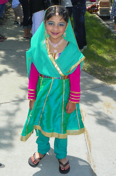 Little girl in Traditional costume