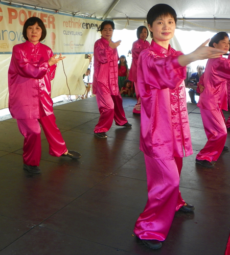 Westlake Chinese Cultural Association women dancers