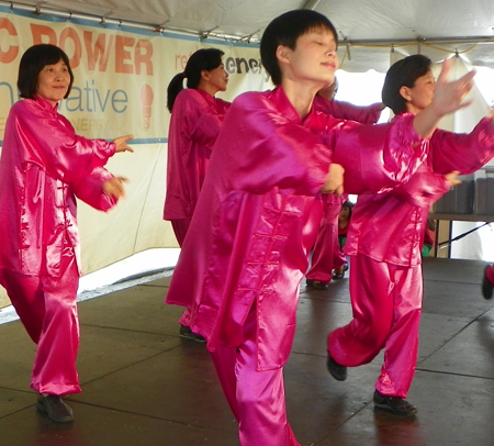 Westlake Chinese Cultural Association women dancers