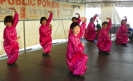 Westlake Chinese Cultural Association women dancers