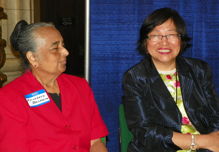 Elizabeth Balraj and Margaret Wong
