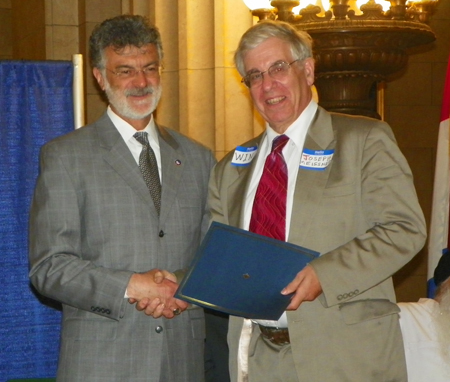 Mayor Frank Jackson and Lt. Cololnel Joe Meissner