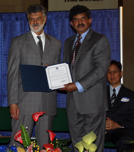 Mayor Frank Jackson and Michael Sreshta