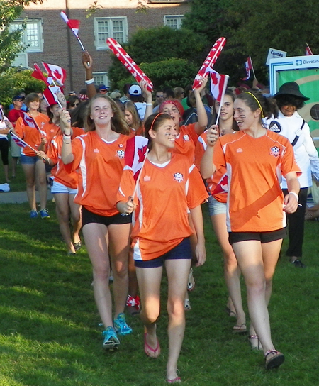 Young athletes at the 2011 Continental Cup